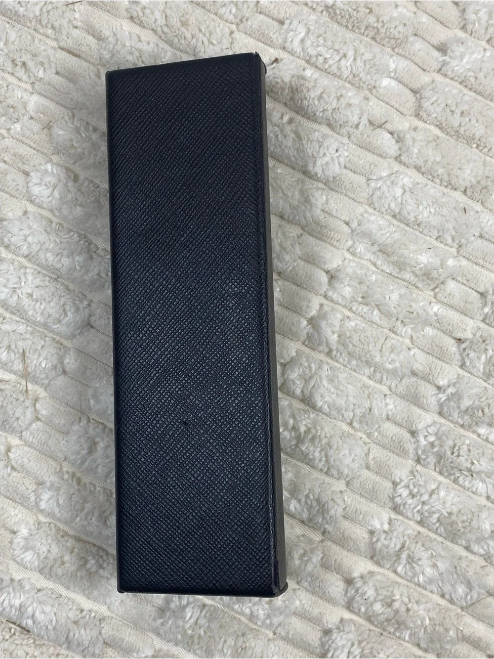 PRADA Authentic Black Textured Hard Sunglasses Eyeglasses Case Only